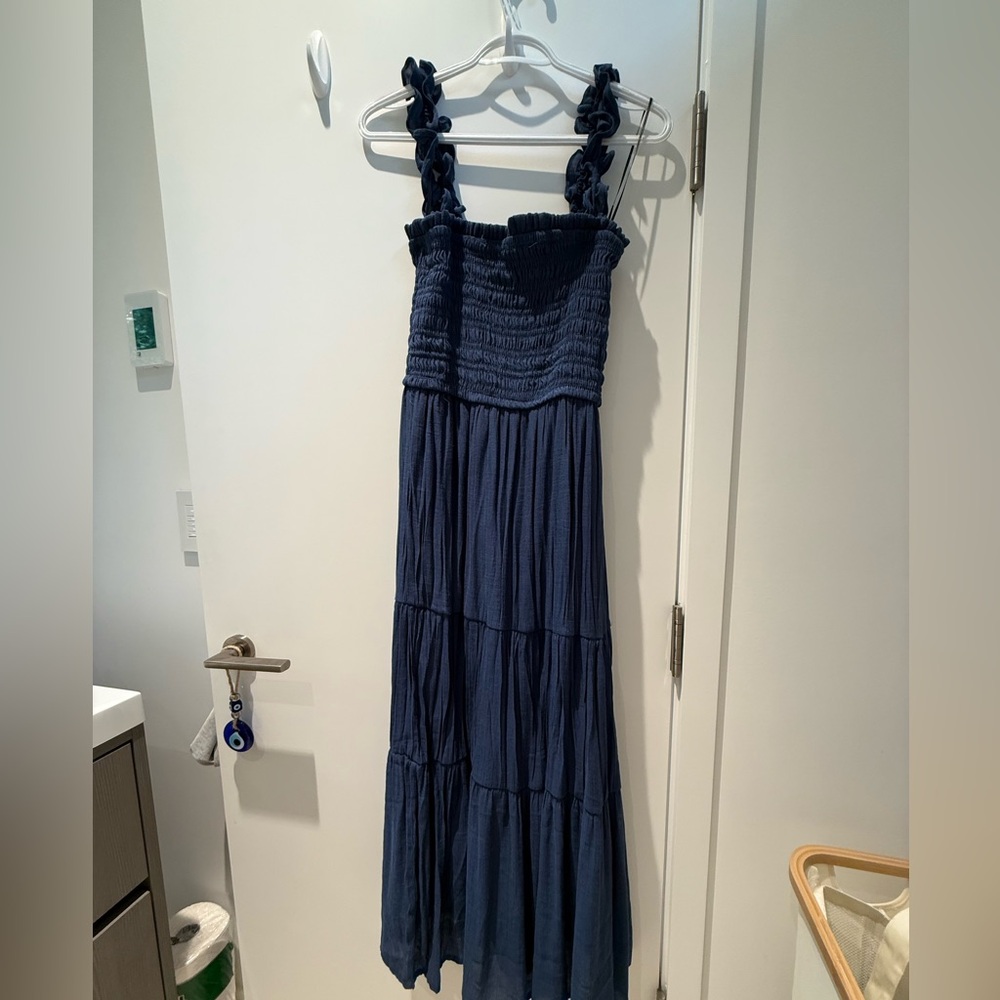 Love Tree Navy Blue Maxi Dress